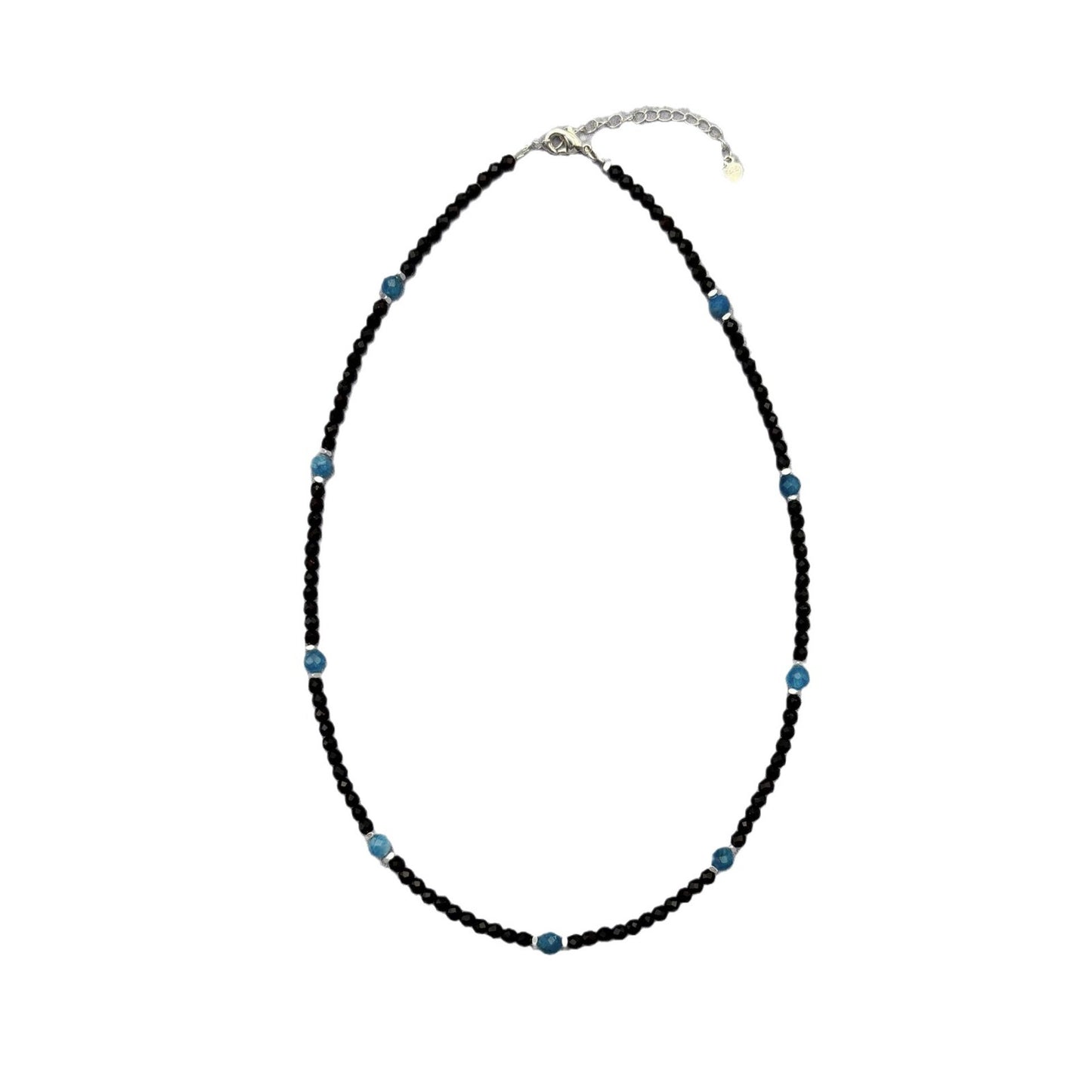 Collar de cuentas de apatita natural