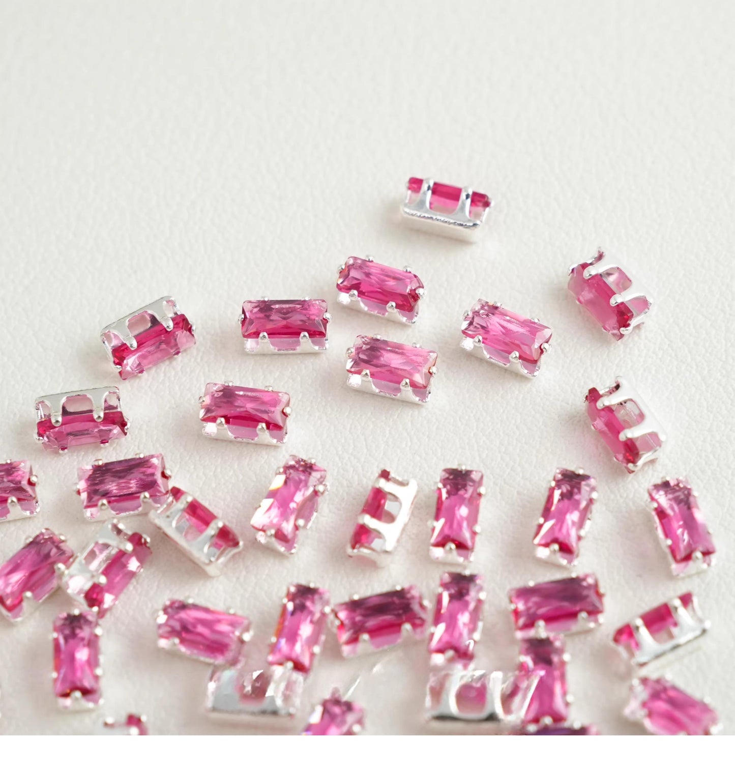 OneMillet Rectangular  Zirconia Beads  3*6MM