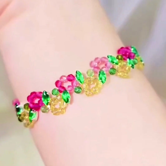 OneMillet Kit-M62 Spring Bracelet DIY Kit – Handmade with High Crystal Beads