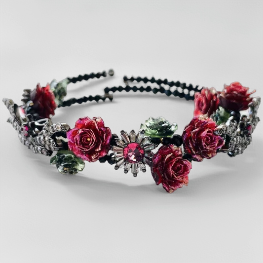 Pulsera de aguamarina y perla hecha a mano