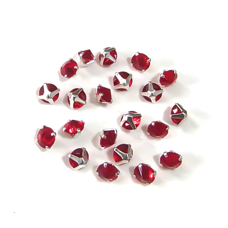 3A Grade Round Reverse-Clamp Zircon 4MM