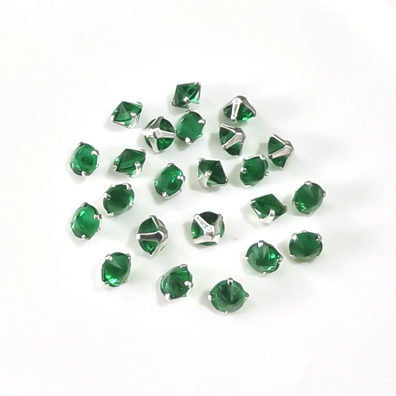 3A Grade Round Reverse-Clamp Zircon 4MM