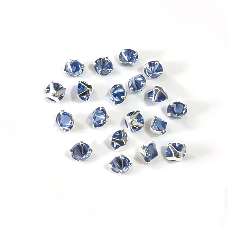 3A Grade Round Reverse-Clamp Zircon 4MM