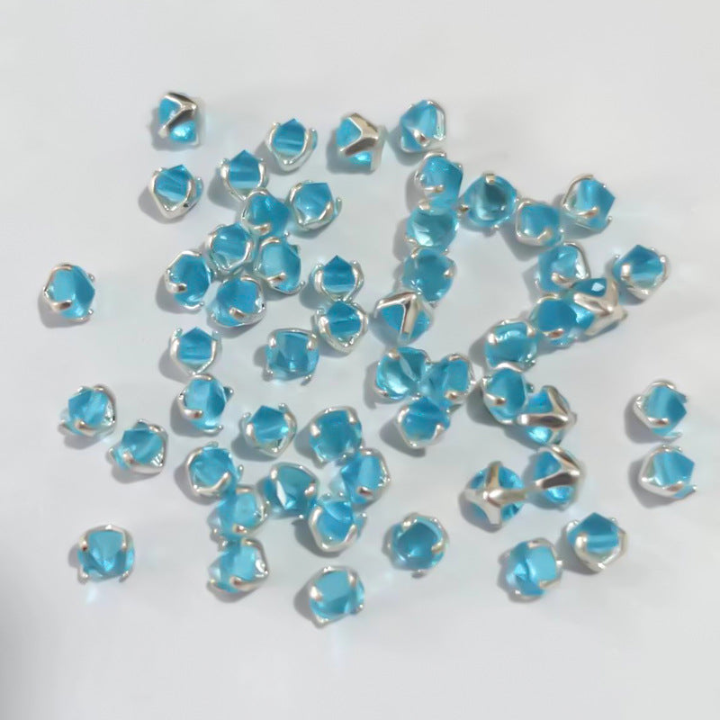 3A Grade Round Reverse-Clamp Zircon 4MM