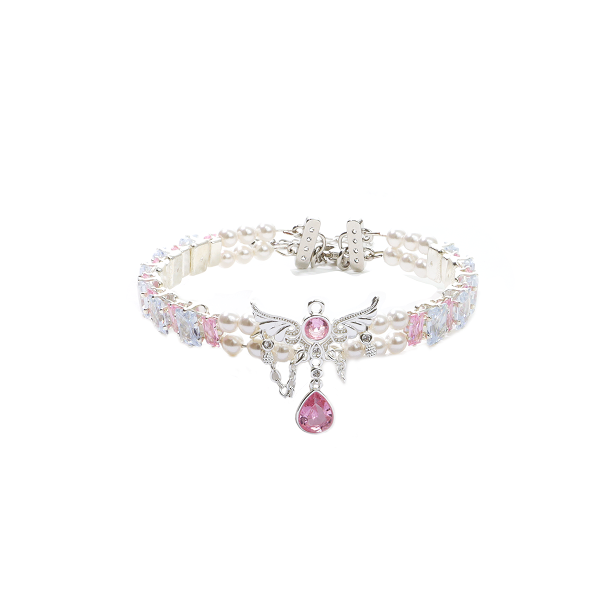 Kit-M25 Pink Zircon Handmade Bracelet DIY Kit