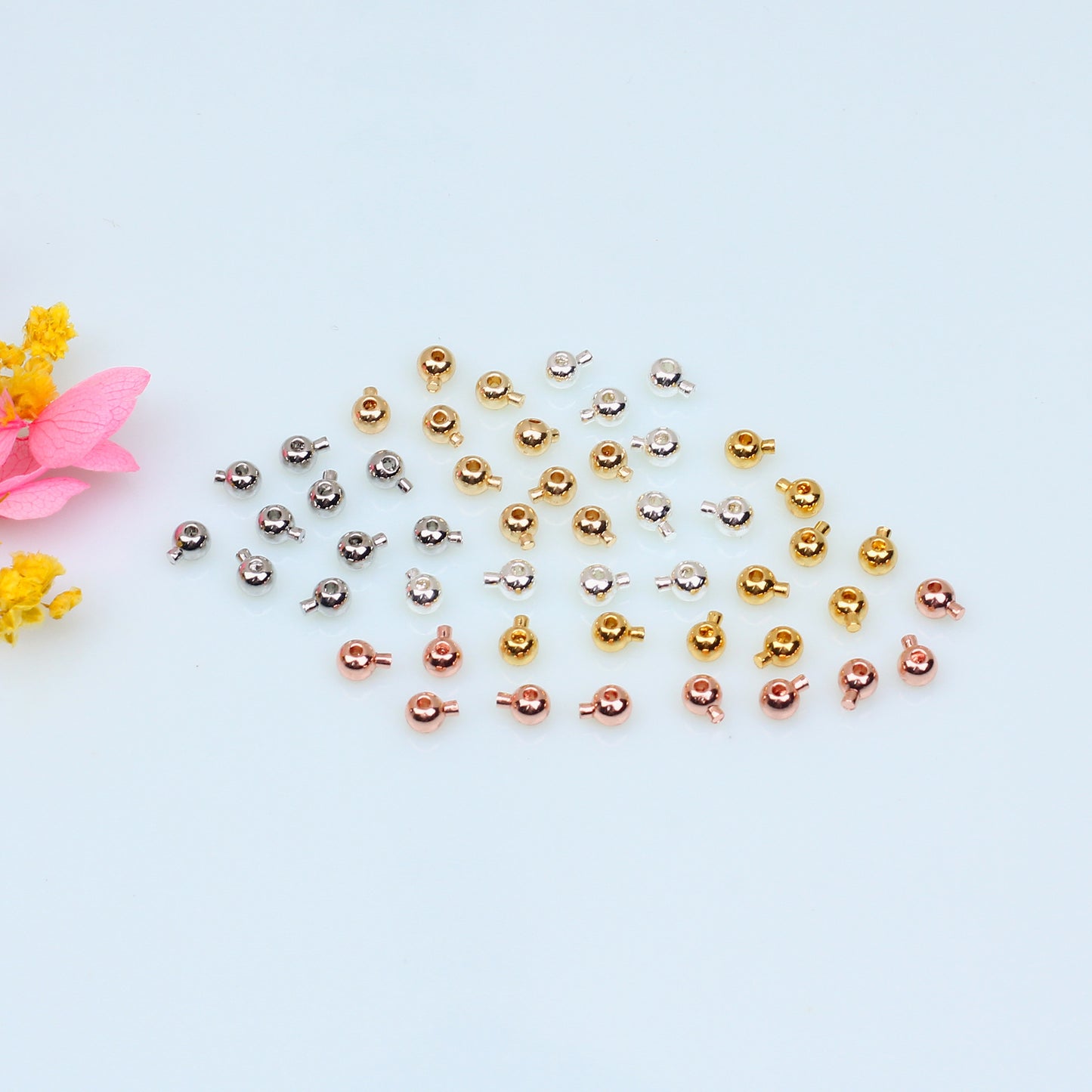 Lollipop DIY End Beads Crimp beads  Color-Retaining