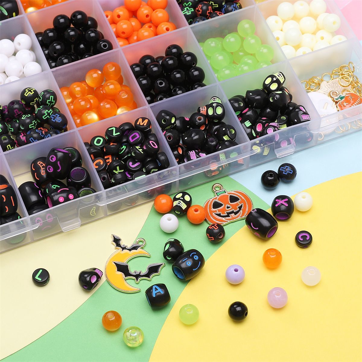 Kits de bricolaje: pulseras, collares y accesorios con cuentas de corazones