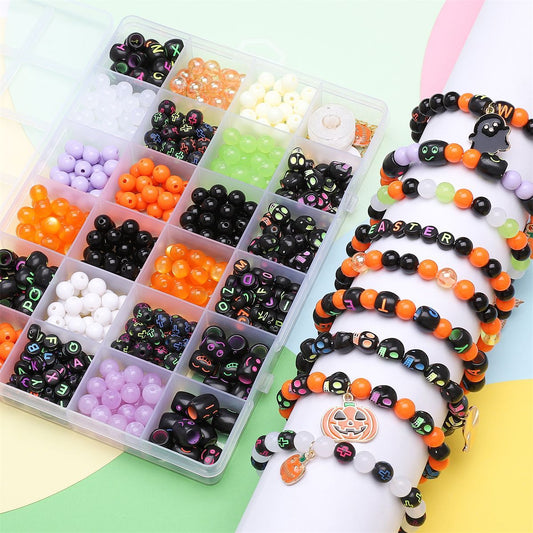 Kits de bricolaje: pulseras, collares y accesorios con cuentas de corazones