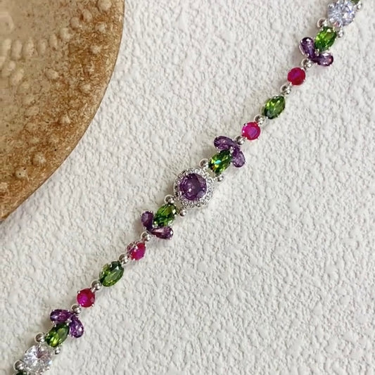 OneMillet Kit-M02 Spring Bracelet Zircon Stone Handmade Bracelet DIY Kit