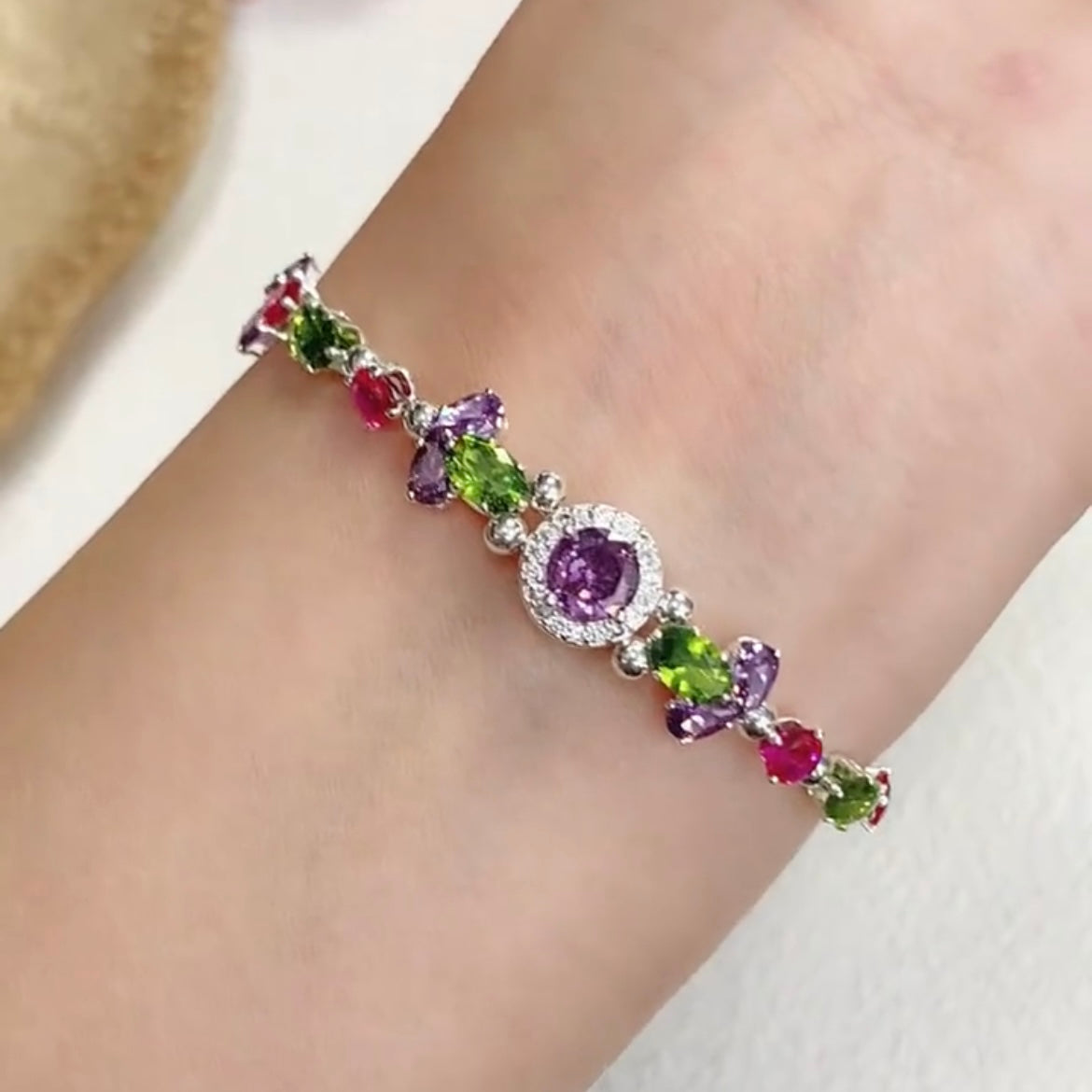 Kit-M02 Spring Bracelet Zircon Stone Handmade Bracelet DIY Kit