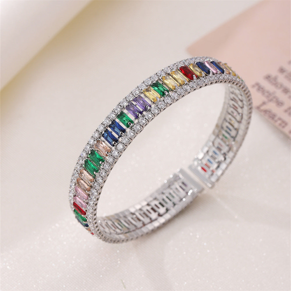 Pulsera de aguamarina y perla hecha a mano