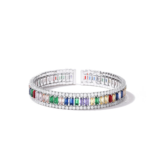 Pulsera de aguamarina y perla hecha a mano