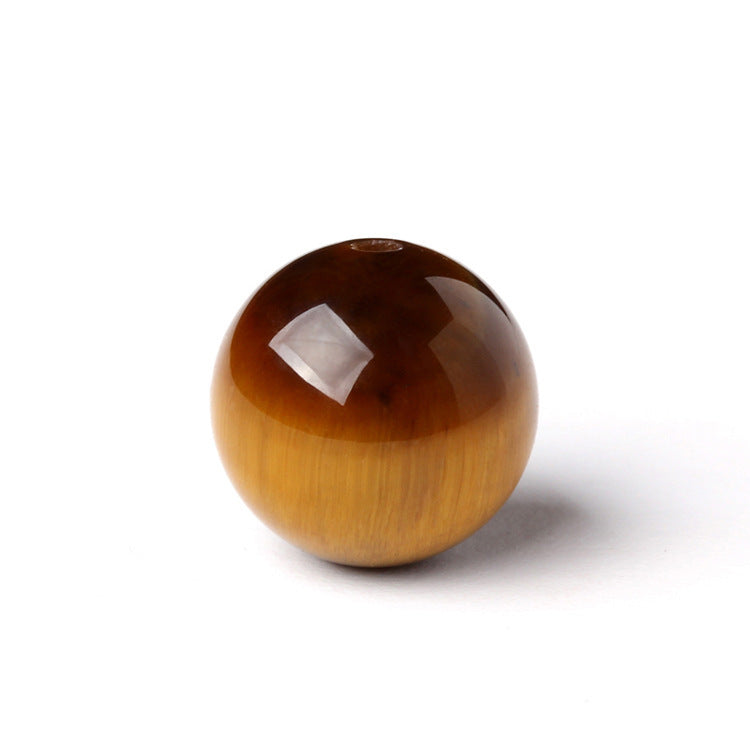 5A Grade Natural Yellow Tiger's Eye Gemstone Round Beads