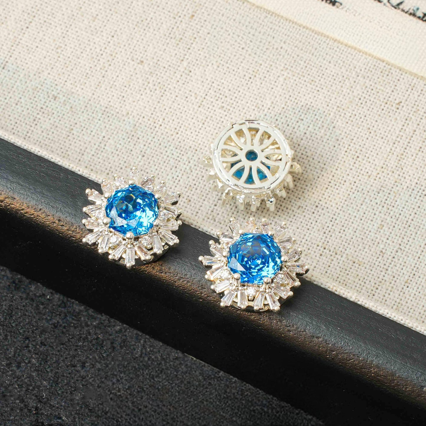 Cuentas espaciadoras de aguamarina y circón hechas a mano para hacer pulseras y collares con abalorios, suministros para hacer joyas