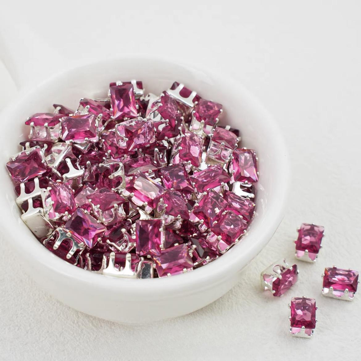 Rectangle Zircon Beads 5*7MM