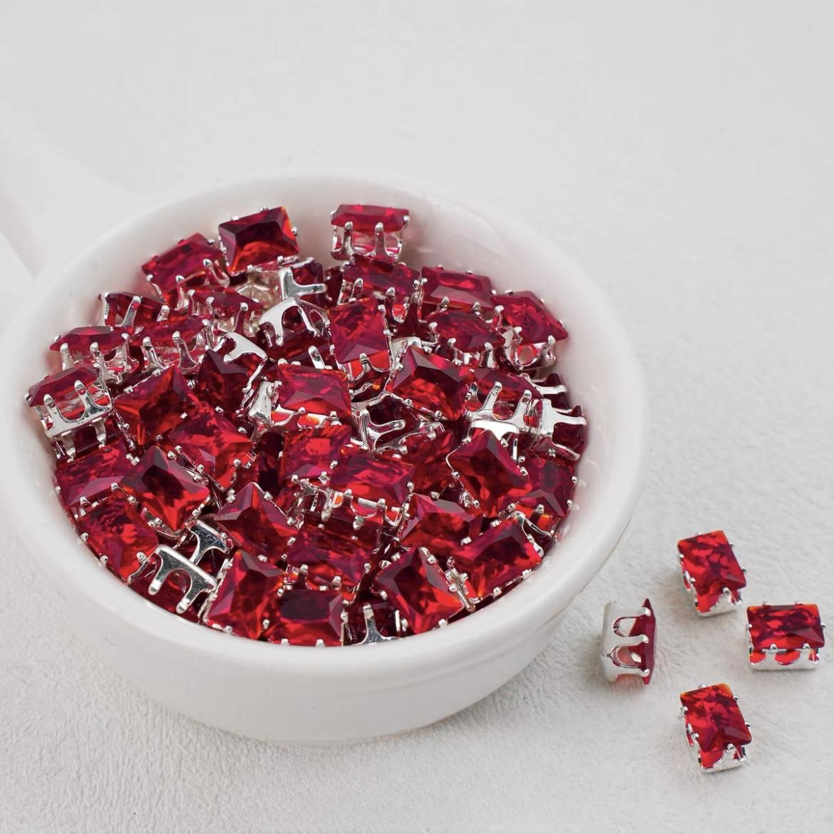Rectangle Zircon Beads 5*7MM