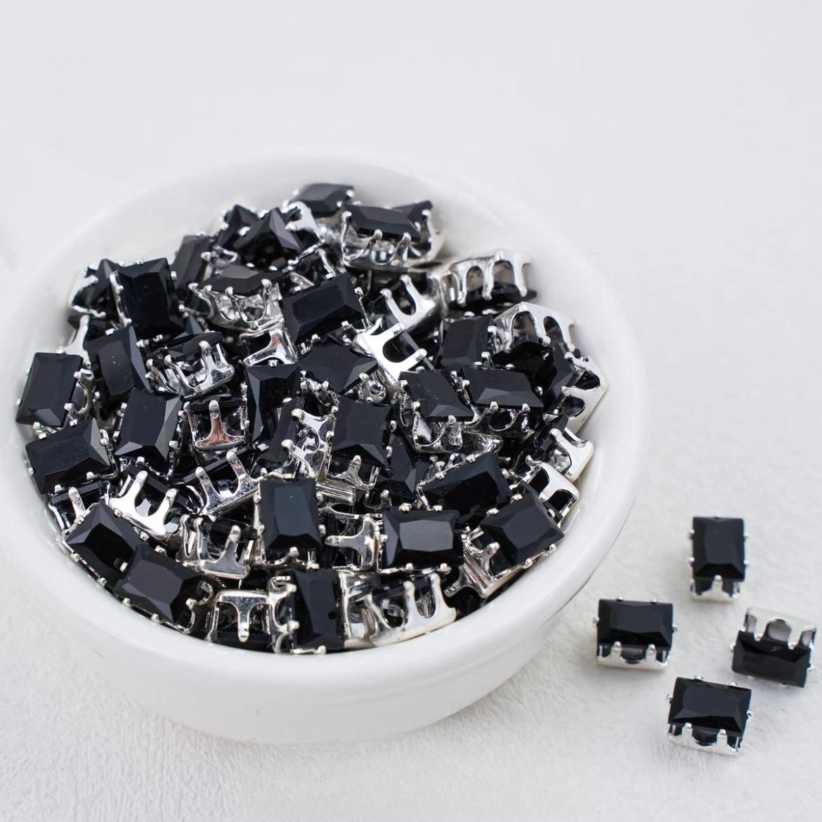 Rectangle Zircon Beads 5*7MM