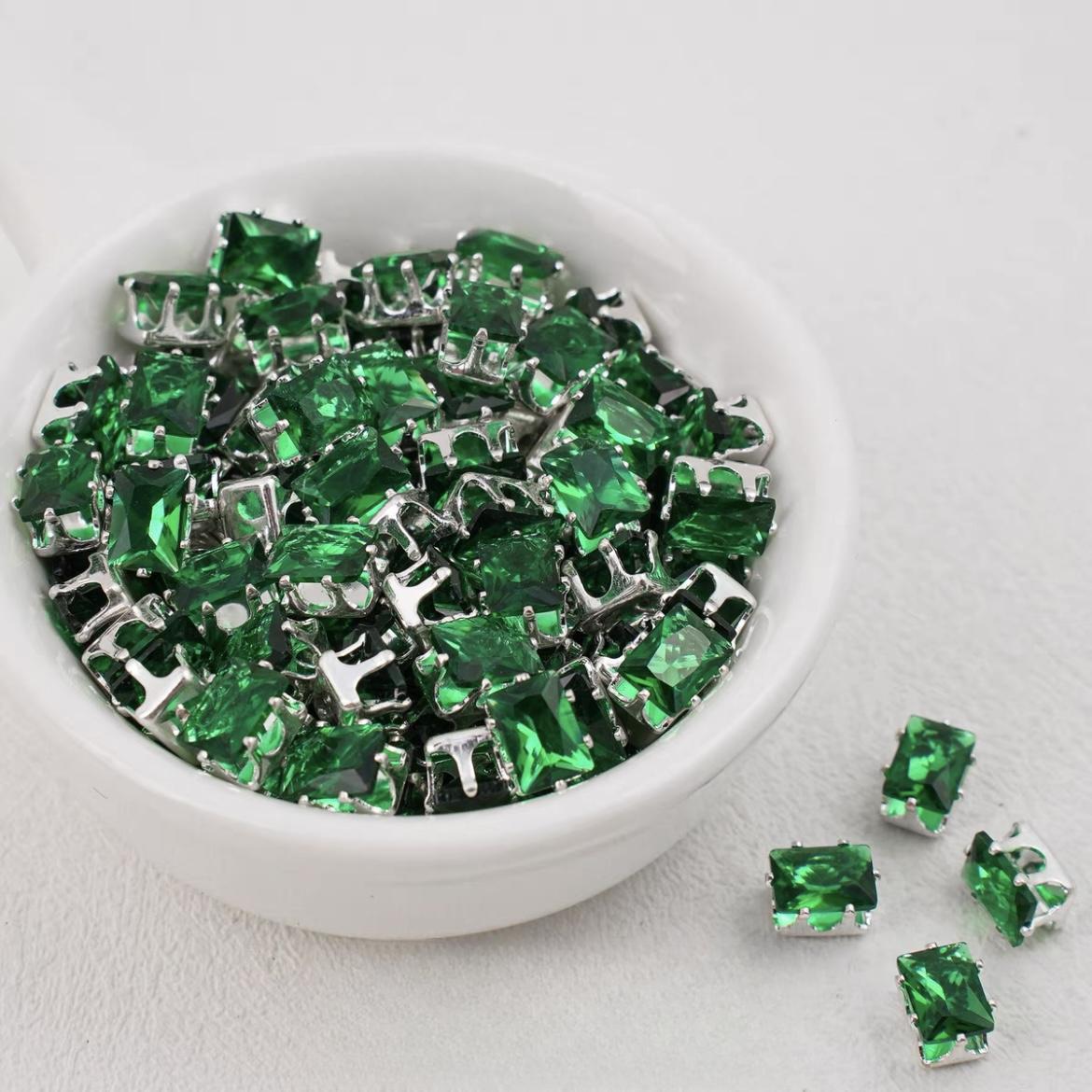 Rectangle Zircon Beads 5*7MM