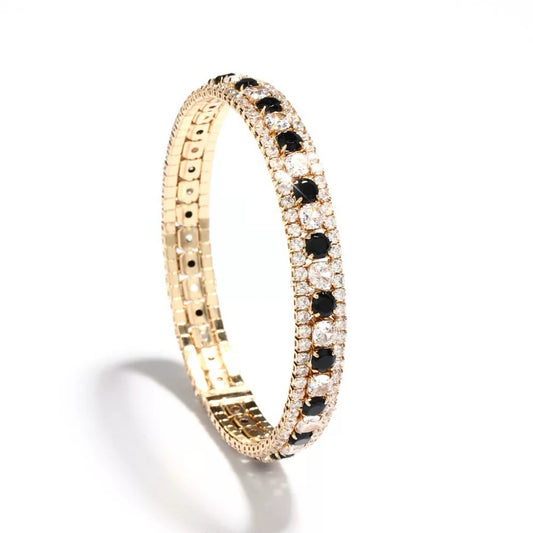Pulsera de aguamarina y perla hecha a mano