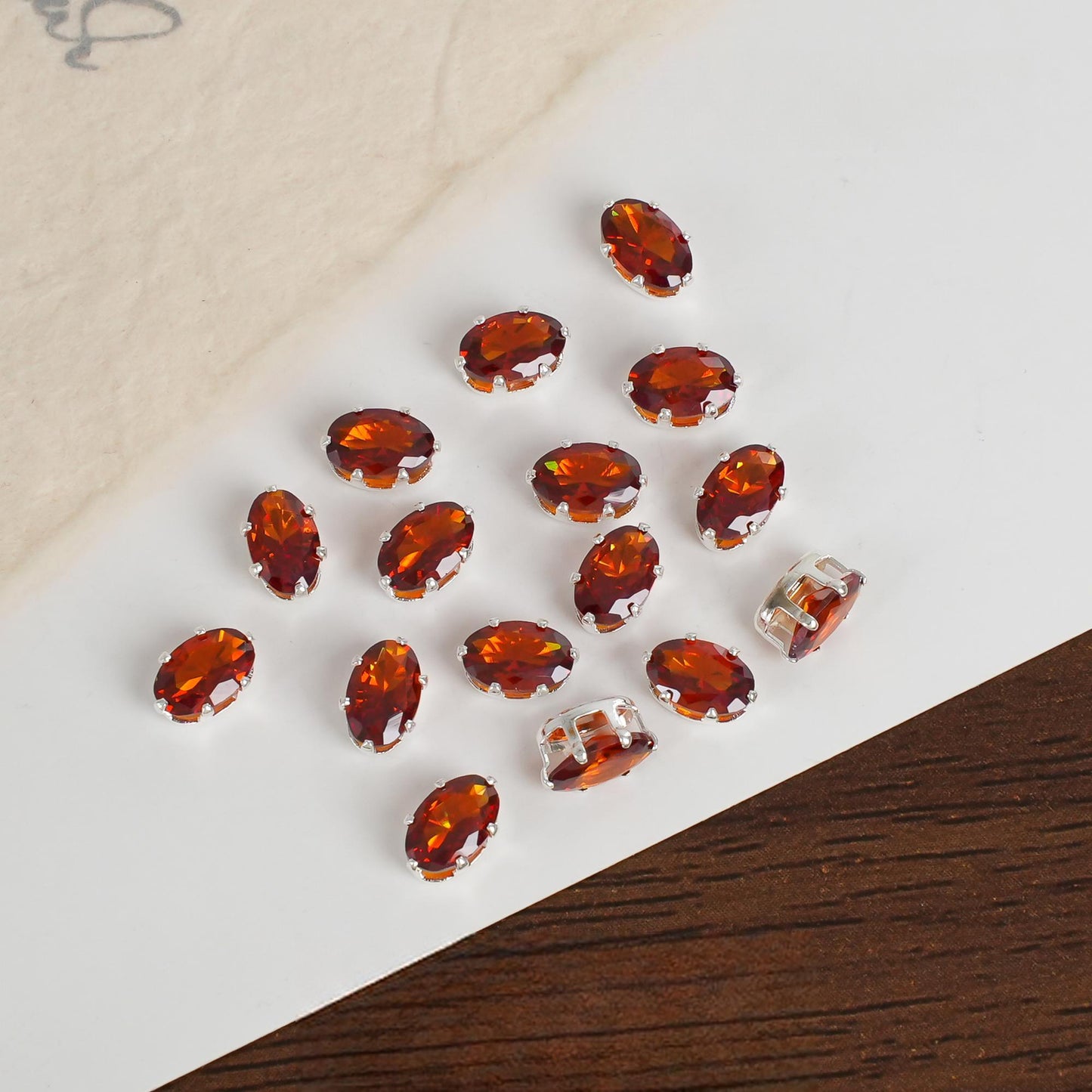 Oval Zircon Zirconia Beads DIY Accessories 4*6MM