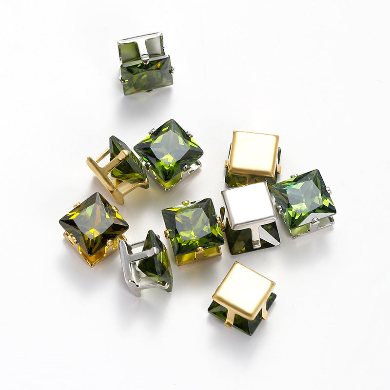 Square Zirconia Beads 3*3MM