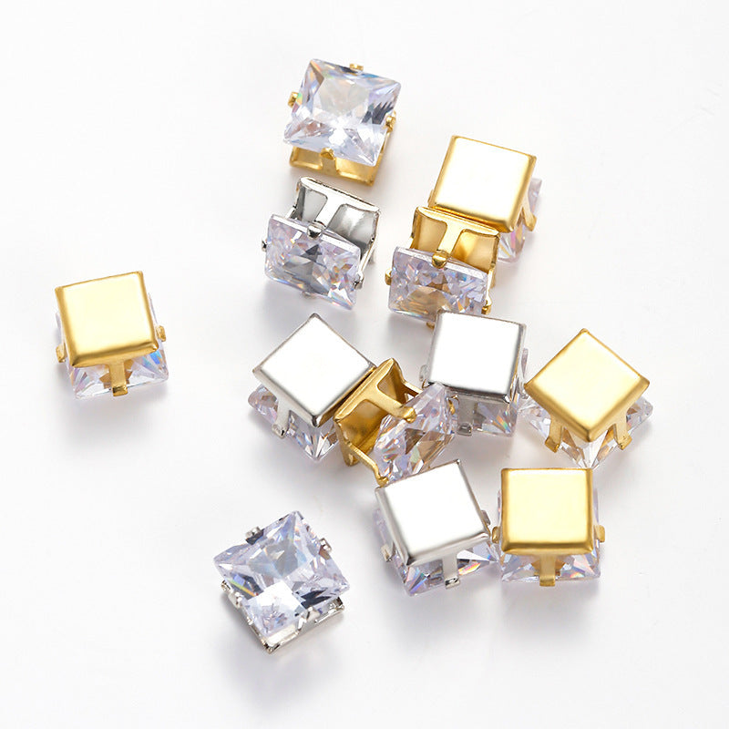 Square Zirconia Beads 3*3MM