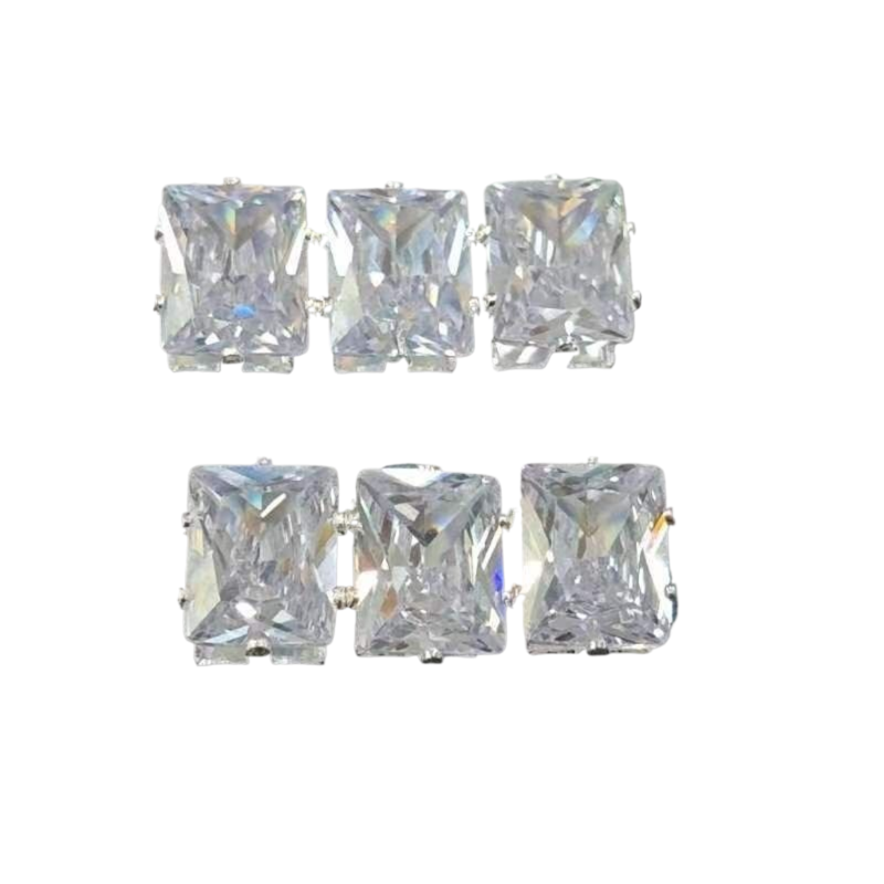 Rectangle Zircon Beads 5*7MM