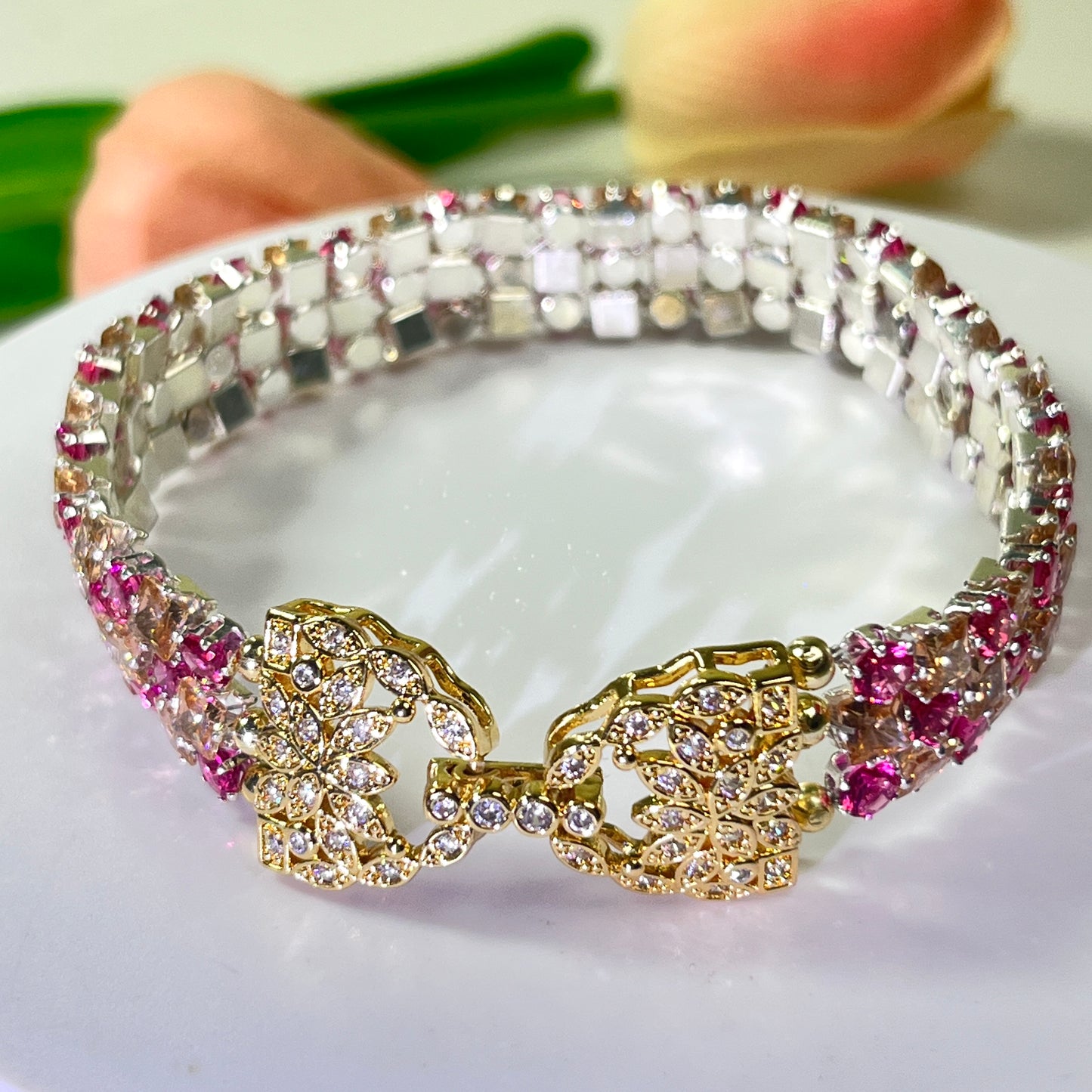 OneMillet Kit-M80 Handwoven zircon  Bracelet DIY Kit