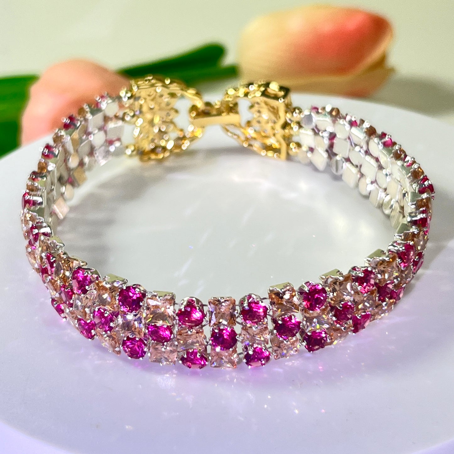 OneMillet Kit-M80 Handwoven zircon  Bracelet DIY Kit
