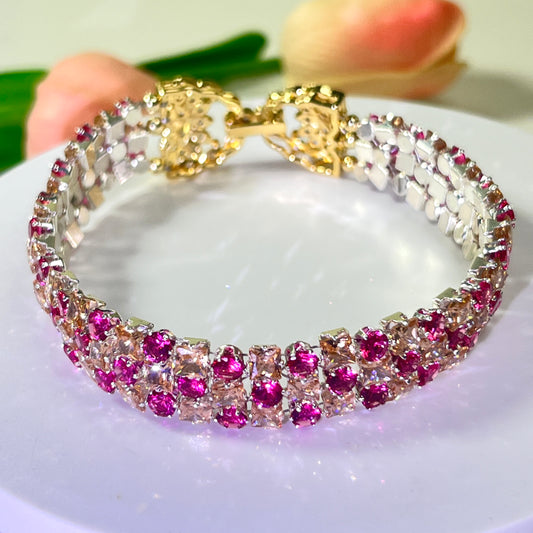OneMillet Kit-M80 Handwoven zircon  Bracelet DIY Kit