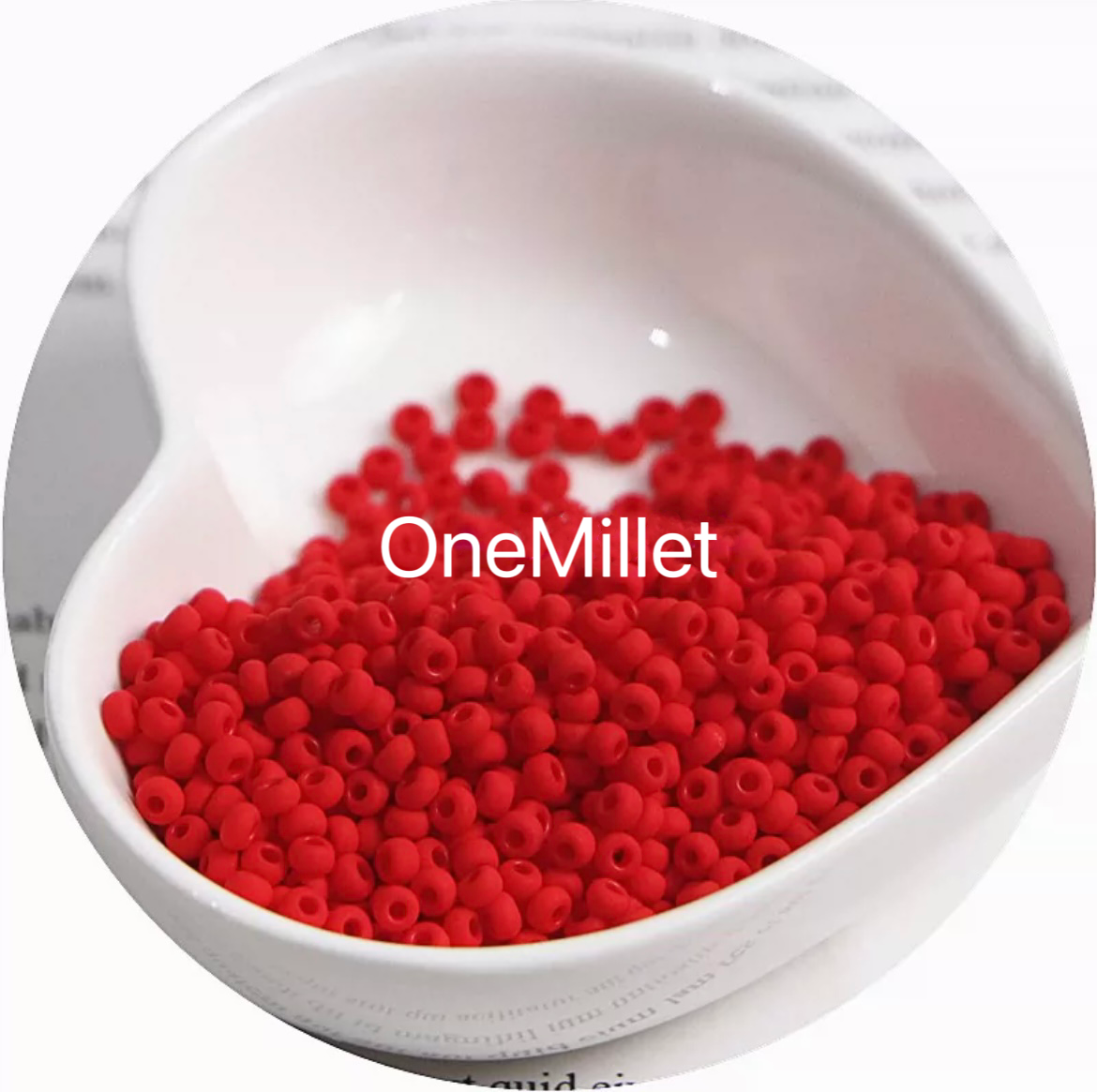 Perlas de semillas mate de 3 mm: alta calidad, resistentes a la decoloración