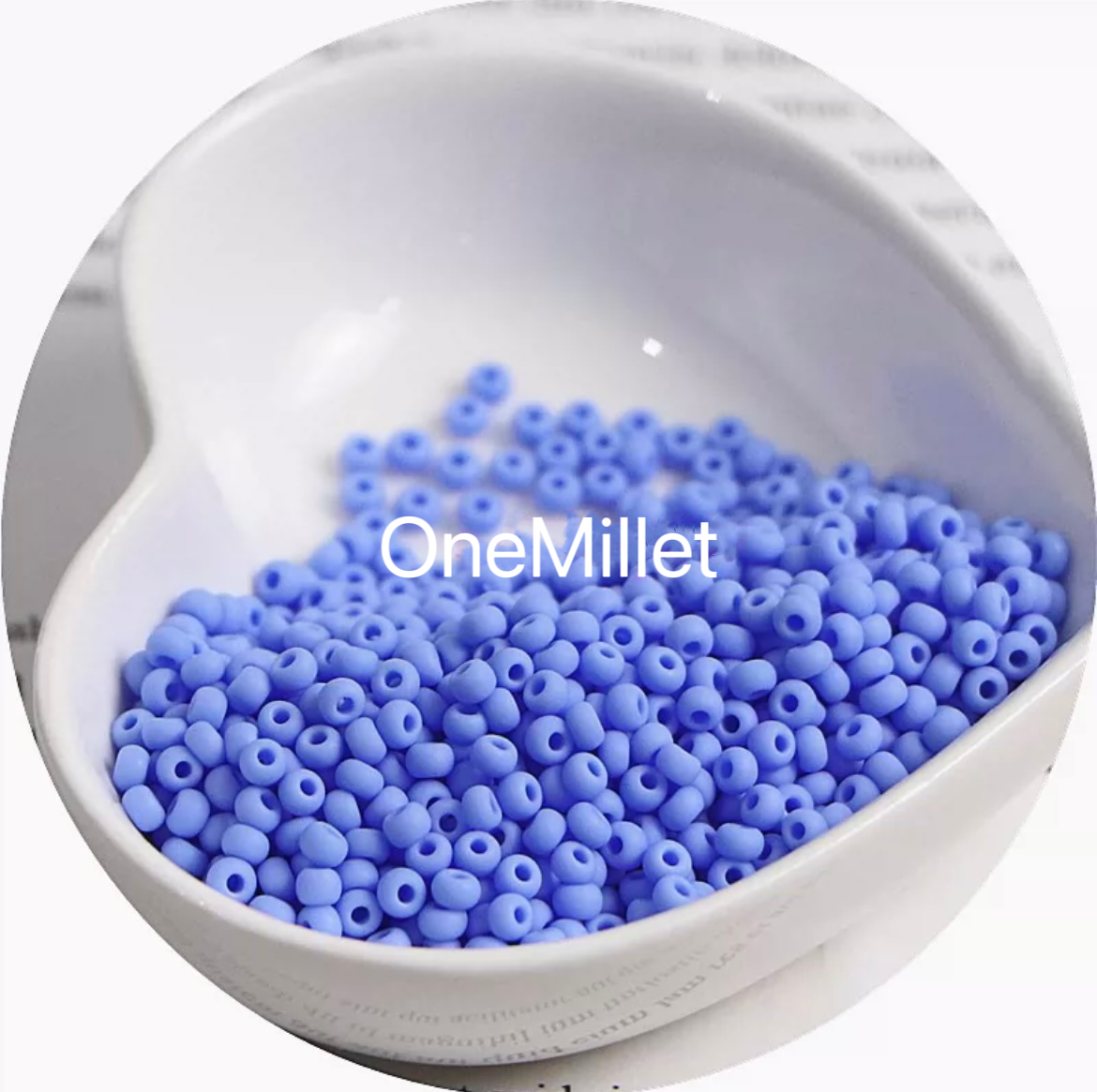 Perlas de semillas mate de 3 mm: alta calidad, resistentes a la decoloración