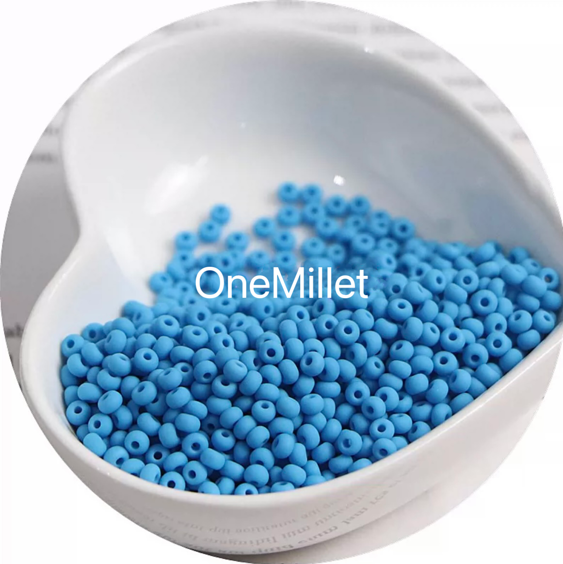 Perlas de semillas mate de 3 mm: alta calidad, resistentes a la decoloración