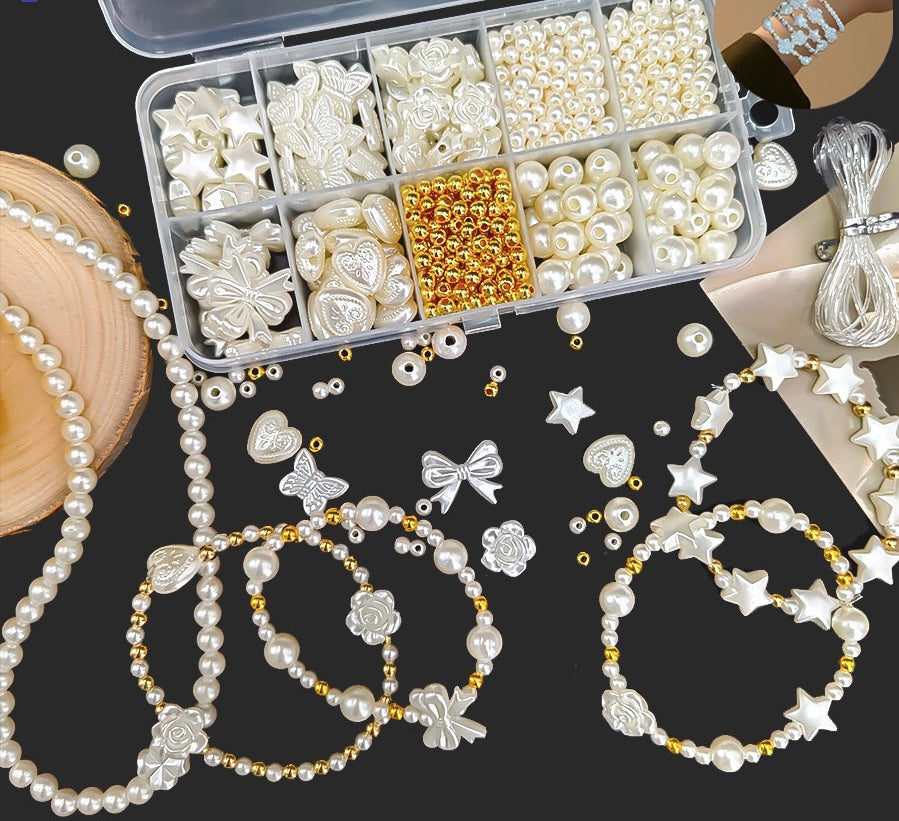 Kits de bricolaje Pulsera de cuentas de perlas de imitación Accesorios de bricolaje