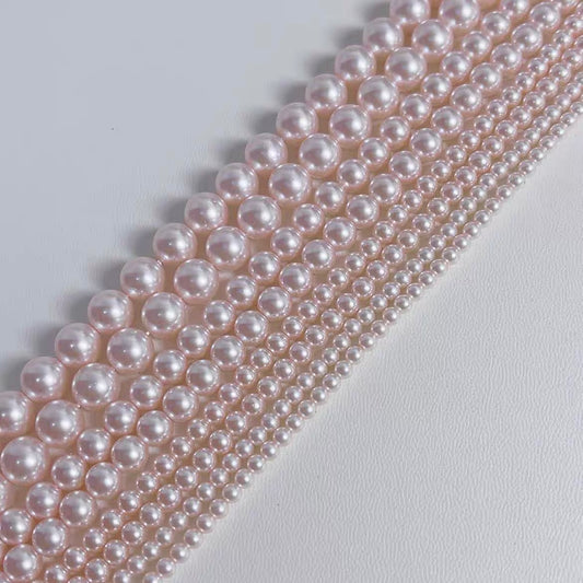 Cuentas de concha natural de 4 mm para hacer tú mismo