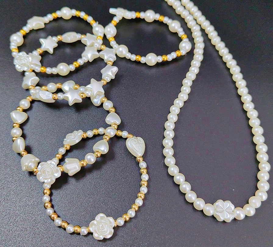 Kits de bricolaje Pulsera de cuentas de perlas de imitación Accesorios de bricolaje