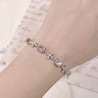 Cross & Round Swarovski Crystal Bracelet DIY Kit