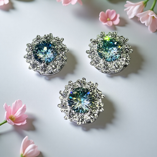 Color-Changing Green Firework Cut Flower Spacer Beads