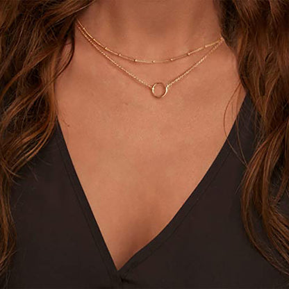 Onemillet Handgemachte Halskette Anhänger Zierliche Gold Choker