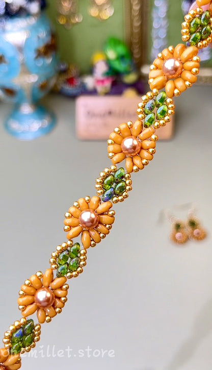 OneMillet  Bracelet Earrings Kit-M225 Handmade Jewelry Material DIY Kit