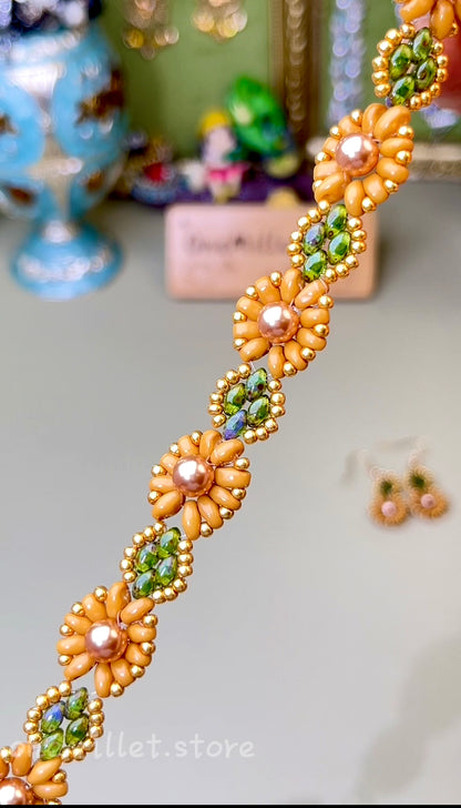 OneMillet  Bracelet Earrings Kit-M225 Handmade Jewelry Material DIY Kit