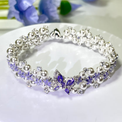 Kit-M90 Star & Butterfly Zircon Bracelet DIY Kit