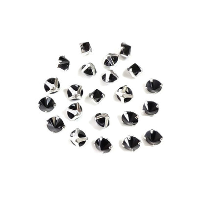 3A Grade Round Reverse-Clamp Zircon 3MM