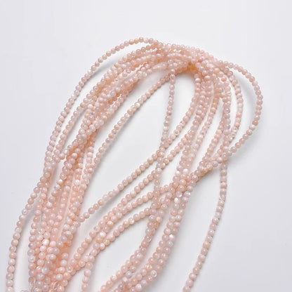 4mm Natural Shell Beads DIY Beading