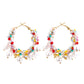 Bohemian Beaded Earrings Handcrafted with Pearls