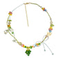 Crystal Seed Beads  Handmade Necklace