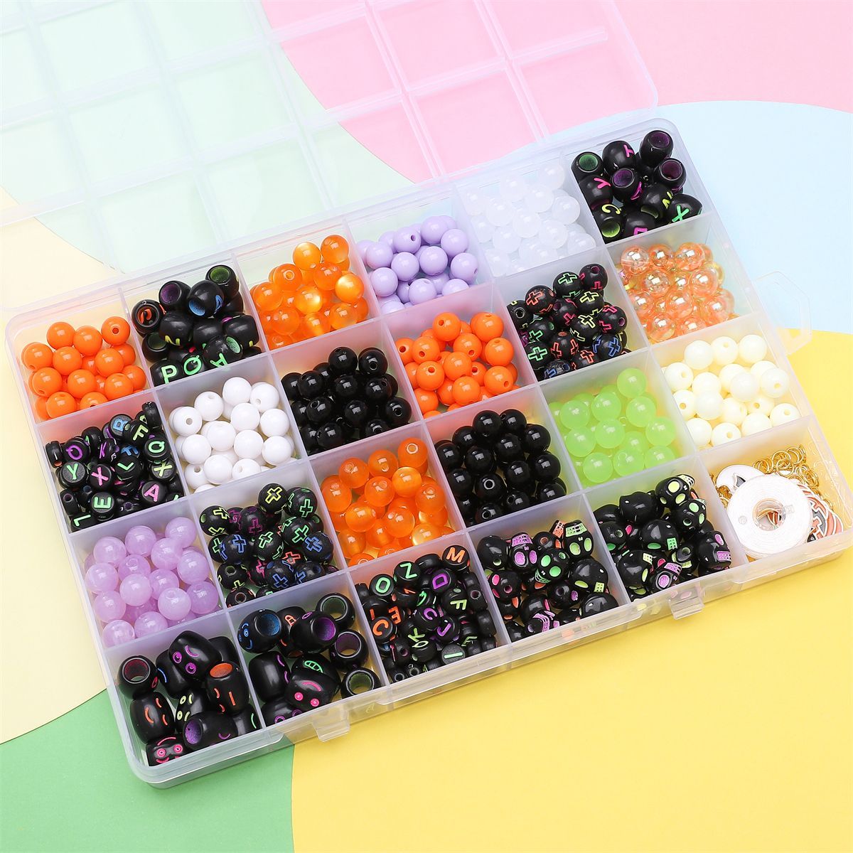 DIY Halloween Letter Beads Accessory Kit