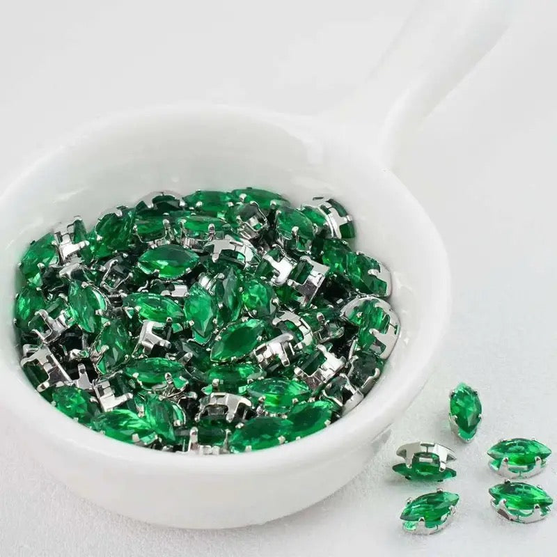 Marquise Zircon Zirconia Beads  50 Beads 3*6MM