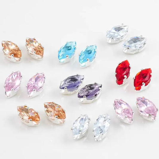 Marquise Zircon Zirconia Beads  50 Beads 3*6MM