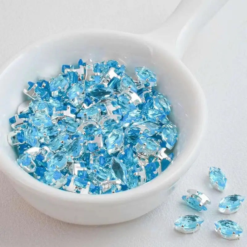 Marquise Zircon Zirconia Beads  50 Beads 3*6MM